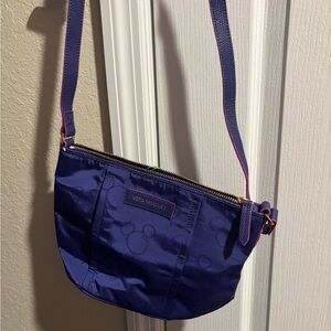 Disney Vera Bradley Purple Mickey Crossbody Bag